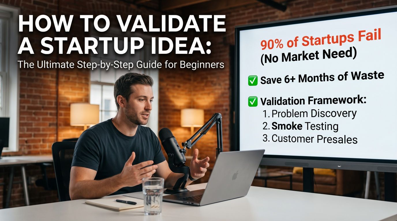 How to Validate a Startup Idea: The Ultimate Step-by-Step Guide for Beginners