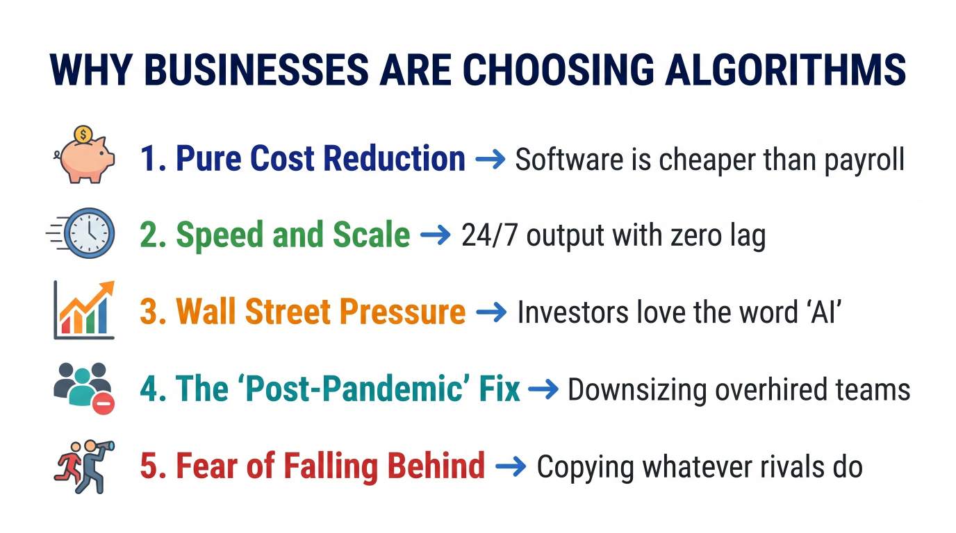WHY BUSINESSES ARE CHOOSING ALGORITHMS  