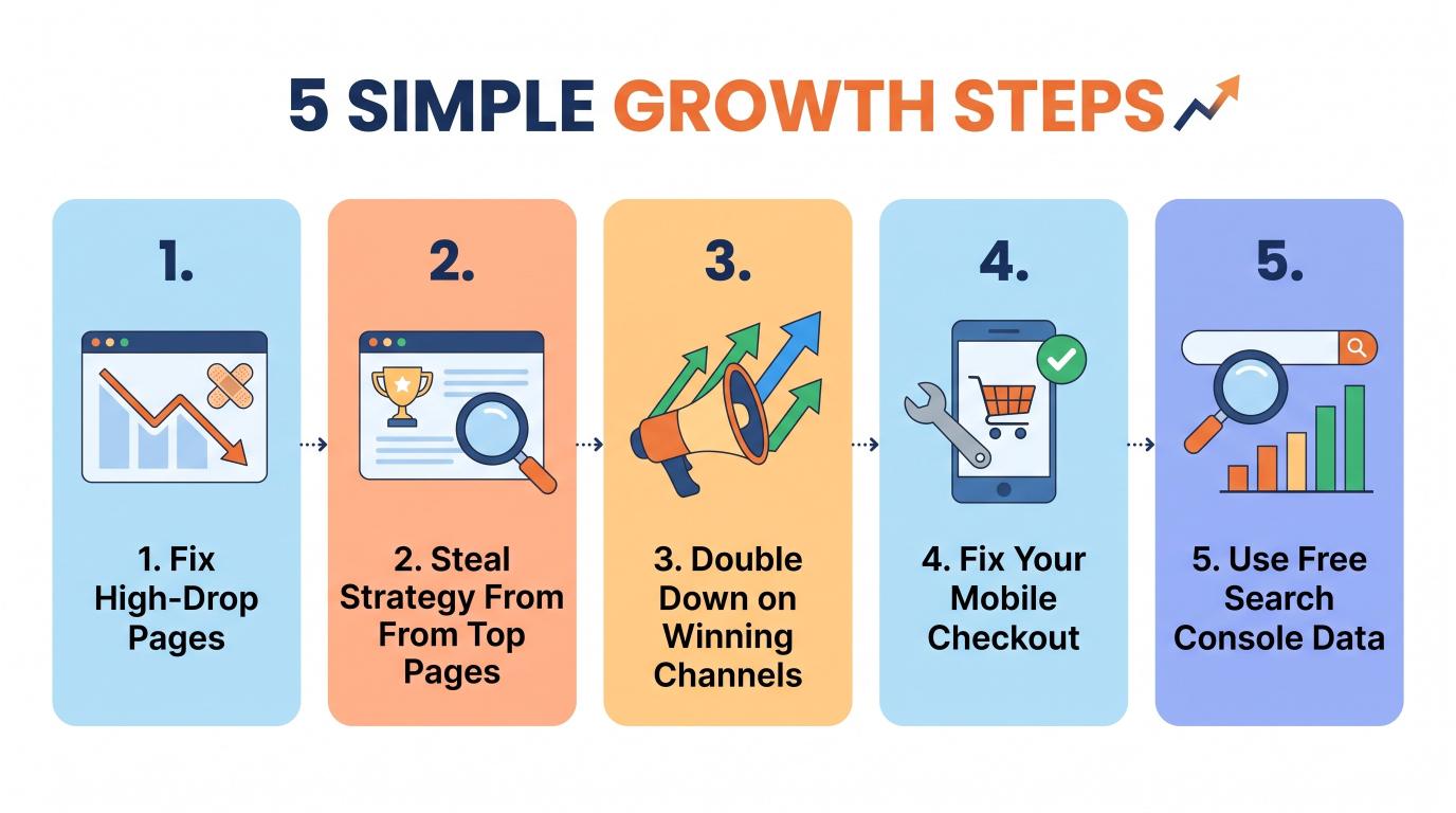 5 SIMPLE GROWTH STEPS